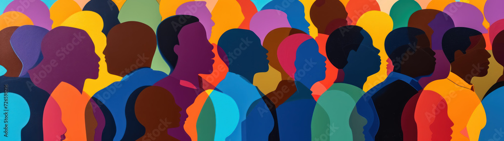 Abstract backdrop representation of the Civil Rights Movement, bold ...