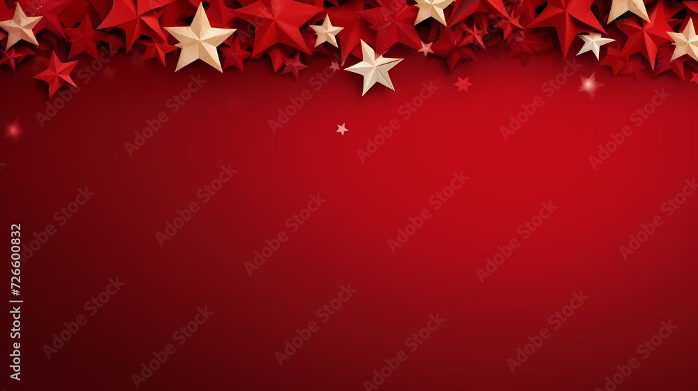 Holiday decorative border, festive background with festive star decoration Holiday decorative border, festive background with festive star decoration