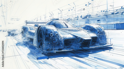 From classic to modern, each stroke embodies speed and innovation. Explore the fusion of ink and technology, creating dynamic sketches that capture the essence of luxury and performance.