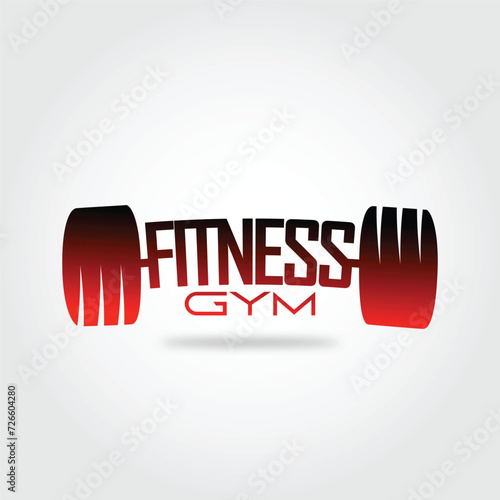 Vector fitness logo design for gym sport and fitness center, fitness gym