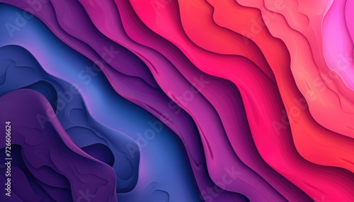 Abstract gradient background with colouful waves