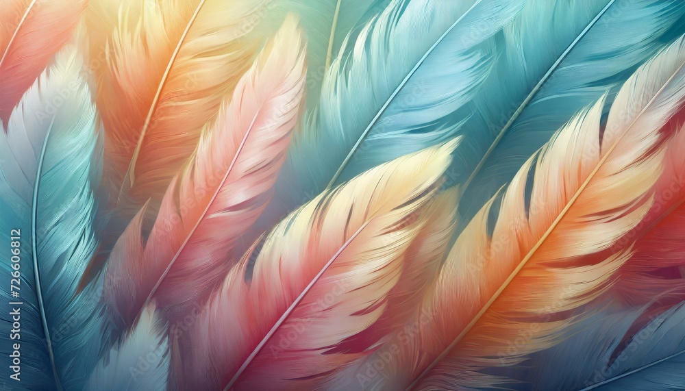 colorful feathers background colorful feathers background