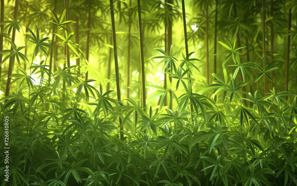 bamboo forest and sunlight bamboo forest and sunlight