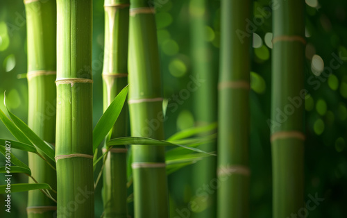 Bamboo trunk close up background 