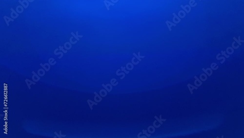 Blue light leak reflections lens flare on black background photo