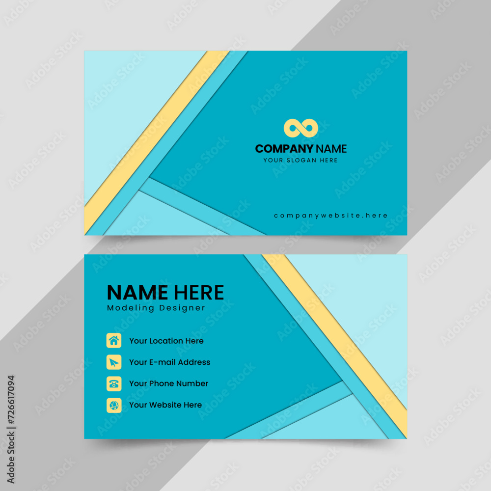 card template, modern business card card template, modern business card