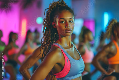 A fitness event where proceeds go to health-related charities, merging wellness with philanthropy. Concept of health awareness and community giving. Generative Ai.