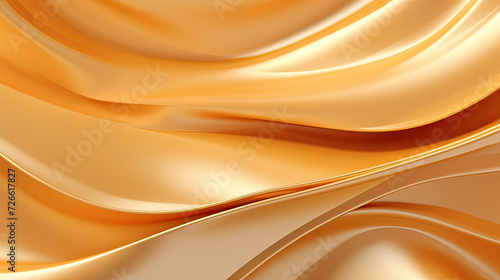 Abstract Background Gold over Silver, shimmering tones, harmonious shapes, and metallic colors, a visually stunning and luxurious visual display Ai Generative