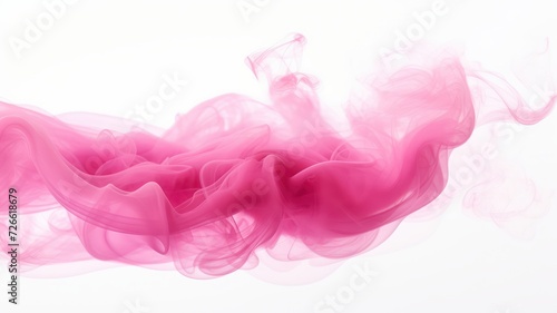Abstract pink smoke  on white background.  cloud  a soft Smoke cloudy texture background.  