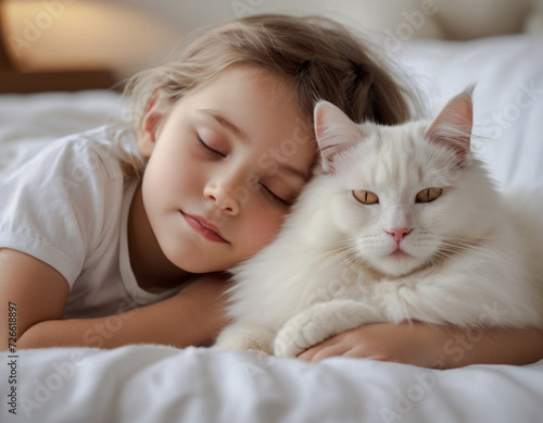 woman with cat girl with cat girl with kitten child with kitten cat kitty animal child with cat beautiful girl beautiful child teenager with kitten portrait of a girl with a kitten girl sleeping with 