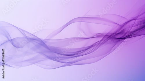 Abstract wave lilac purple streamers on light blue background. a purple soft Smoke cloudy texture background.