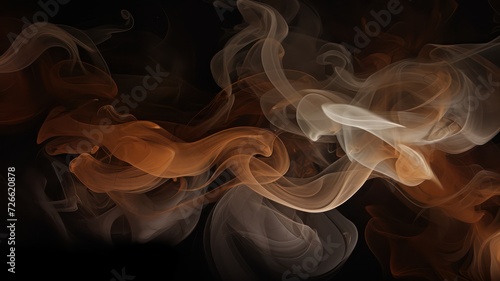 Abstract brown smoke background. cloud, a soft Smoke cloudy wave texture background.