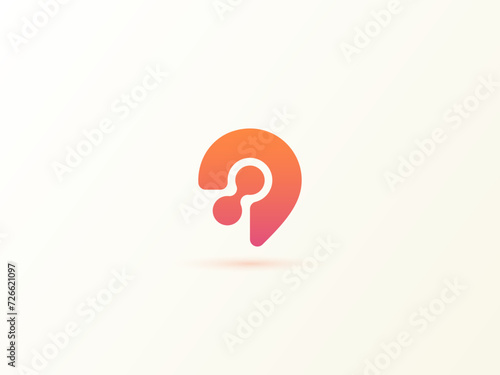 Location Pin premium logo icon