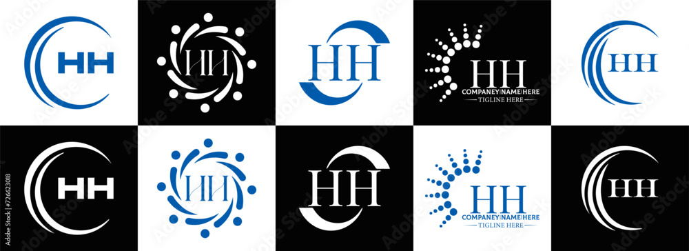 HH logo. H H design. White HH letter. HH, H H letter logo SET design. Initial letter EE linked circle uppercase monogram logo. H H letter logo SET vector design. HH letter logo design
HH logo. H H design. White HH letter. HH, H H letter logo SET design. Initial letter EE linked circle uppercase monogram logo. H H letter logo SET vector design. HH letter logo design