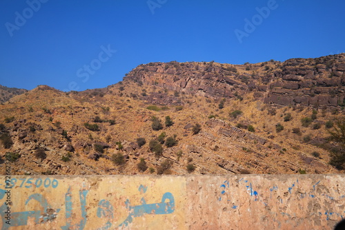 Beautiful view of mountains in Baluchistan, Pakistan.