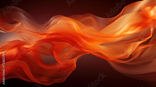Abstract orange smoke background. cloud, a soft Smoke cloudy wave texture background.