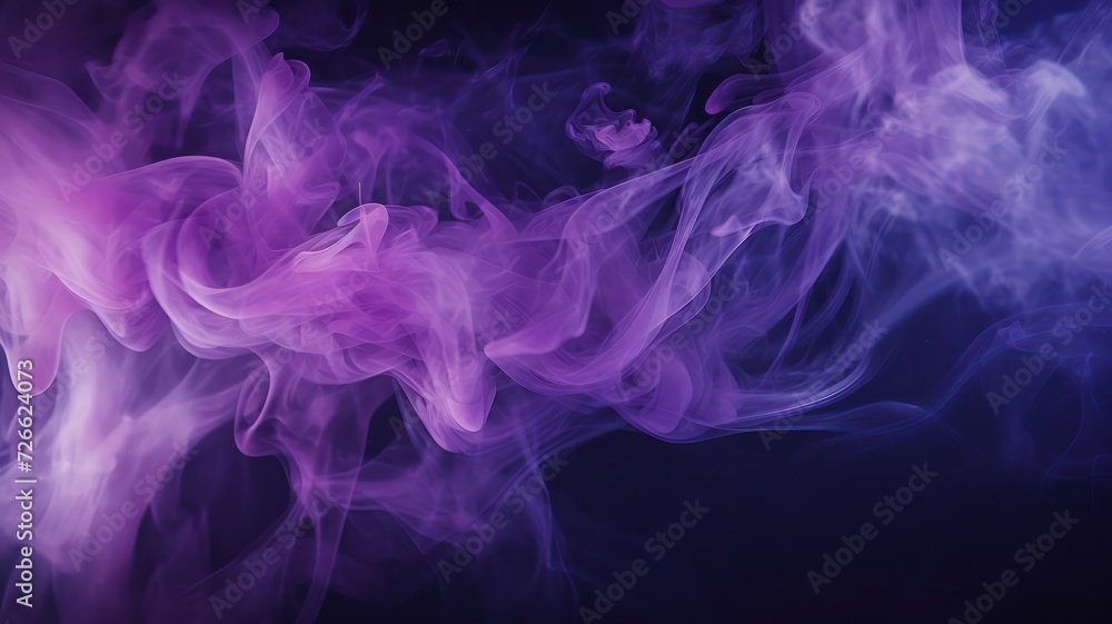 Abstract blue and purple smoke background. cloud, a soft Smoke cloudy wave texture background.