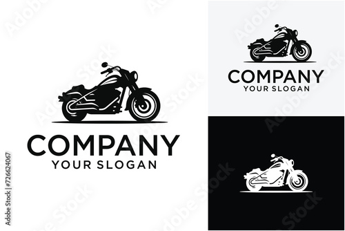 Motorsport logo template, Perfect logo and motorbike lovers