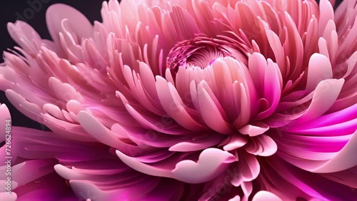Get lost in the hypnotic movements of animated floral blooms that seem to exist in a dreamlike state. Abstract motion background photo