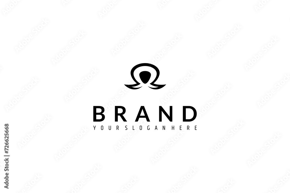 swimming turtle animal flat logo design swimming turtle animal flat logo design