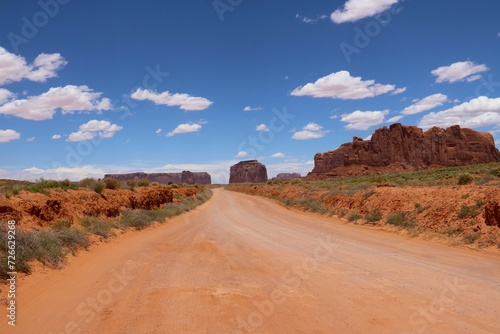 Beautiful view of Monument Valley from Monument Valley Road.