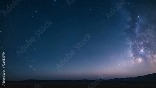 Wallpaper Mural A tranquil evening sky with stars dotting its vastness. Torontodigital.ca