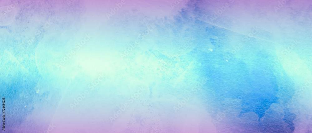 colorful blue watercolor grunge texture. abstract blue watercolor painted. multicolor vintage paint texture