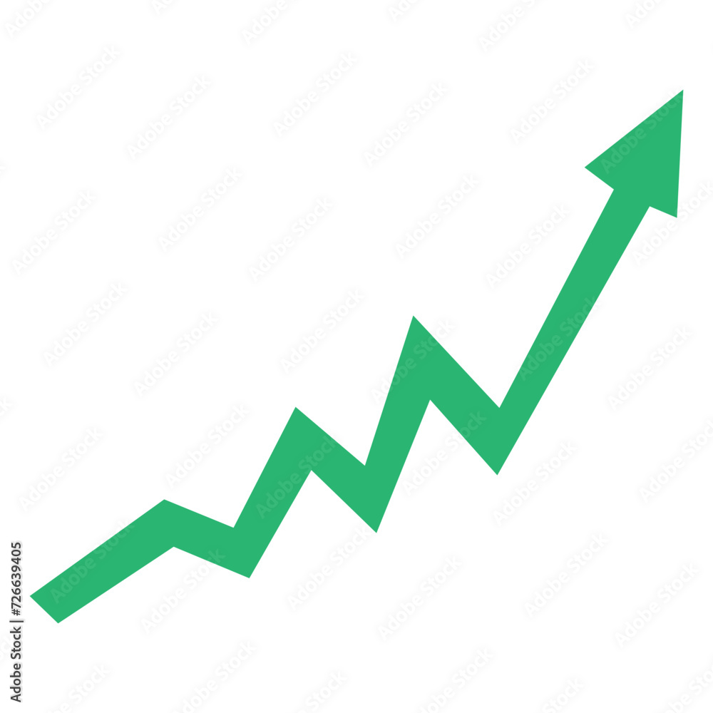 Growing business 3d green arrow on white. Profit arow Vector illustration.Business concept, growing chart. Concept of sales symbol icon with arrow moving up. Economic Arrow With Growing Trend. Growing business 3d green arrow on white. Profit arow Vector illustration.Business concept, growing chart. Concept of sales symbol icon with arrow moving up. Economic Arrow With Growing Trend.