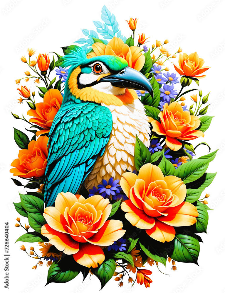 Fototapeta premium bird of paradise flower