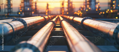 Pipeline and pipe rack of an oil, chemical, hydrogen or ammonia industrial plant