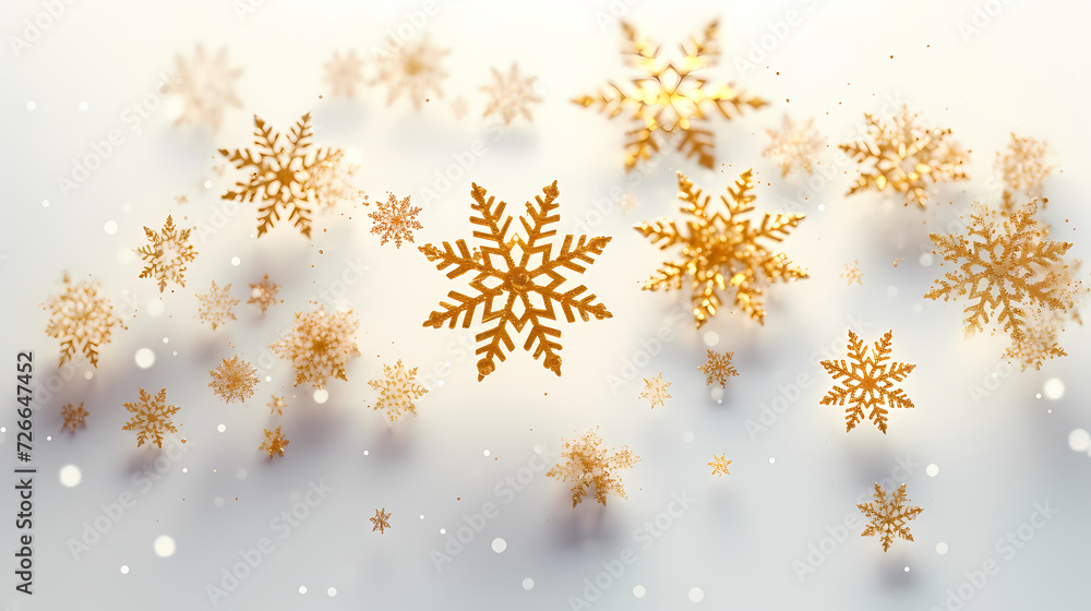 Festive snowflake background with beautiful design and space for text Festive snowflake background with beautiful design and space for text