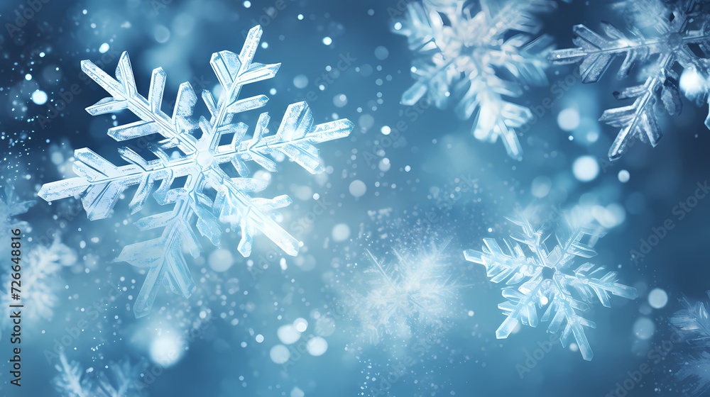 Festive snowflake background with beautiful design and space for text Festive snowflake background with beautiful design and space for text