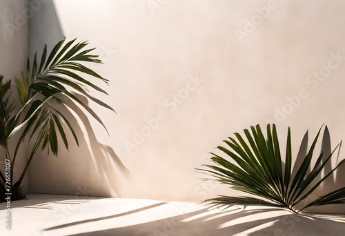 palm tree in the morning