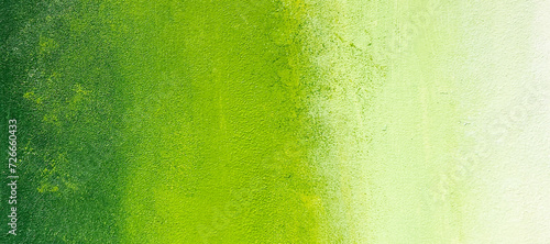Fresh green gradient with textured details banner, minimalistic illustration, bright banner, acrylic, gradient, horizontal