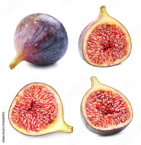 Fototapeta Naklejka Na Ścianę i Meble -  Fresh organic figs isolated