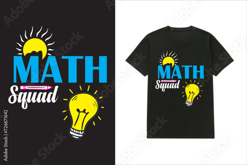 Math Squad T-shirt design