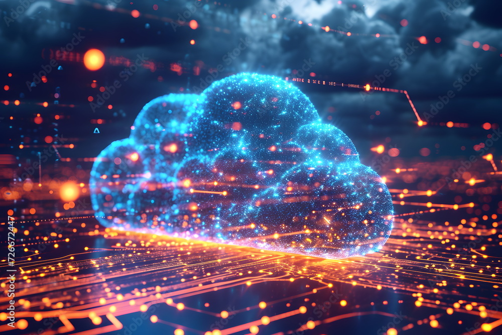 background with cloud space background with cloud space