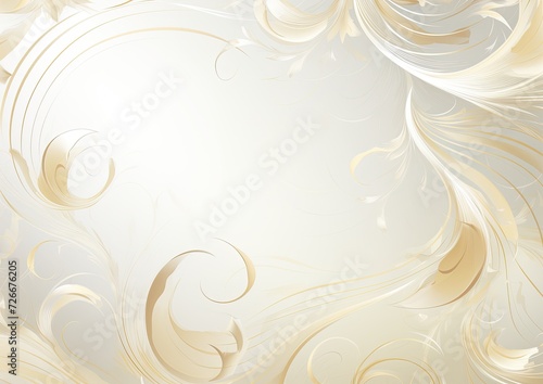 stylish ornate background in gold with swirls