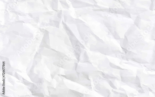 Paper texture Crumpled White.Top view.