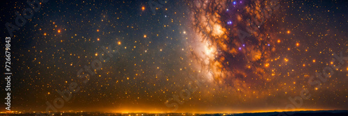 zodiac sign on a background of stars. Selective focus.