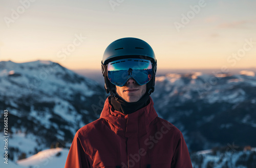 skier in the mountains © ramona