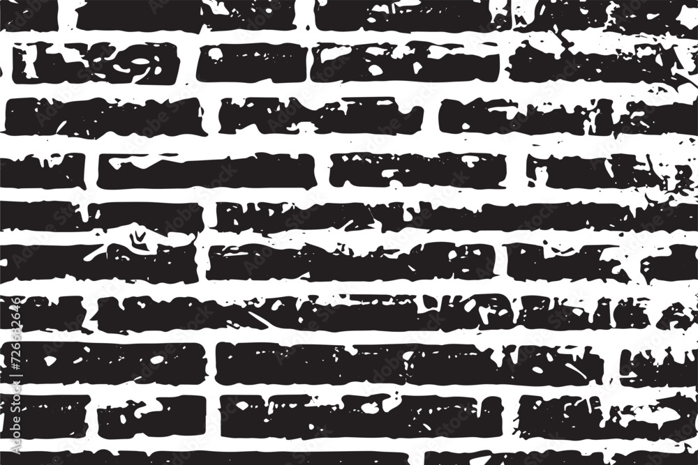 black grunge texture on white background, vector image