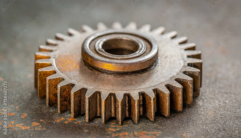 old rusty gears