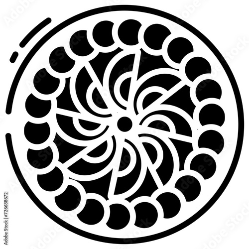 Ratatouille glyph and line vector illustration