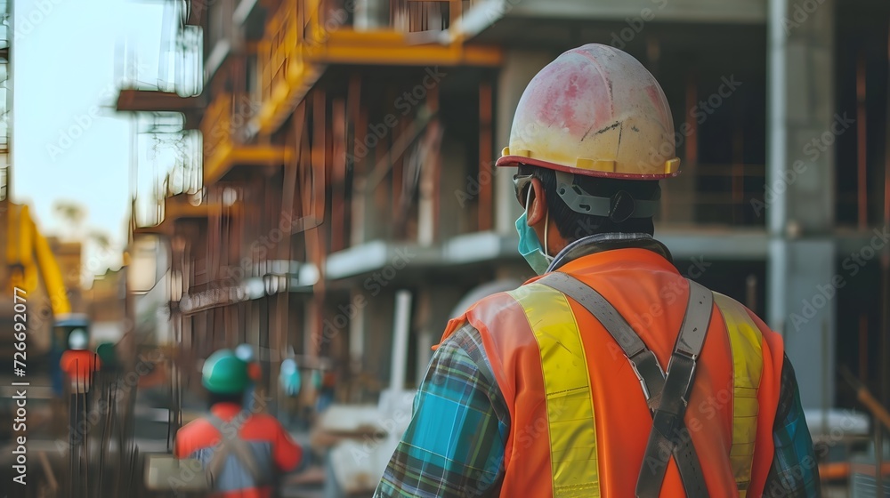 Focused Construction Worker Focused Construction Worker