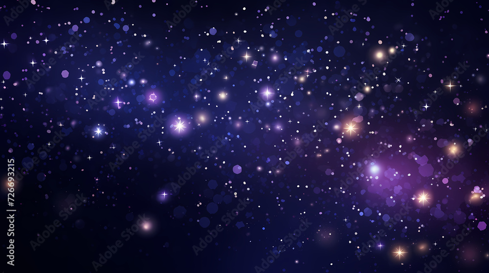 Fototapeta premium Countless stars twinkle in the night sky