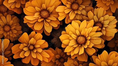 Vintage flower pattern