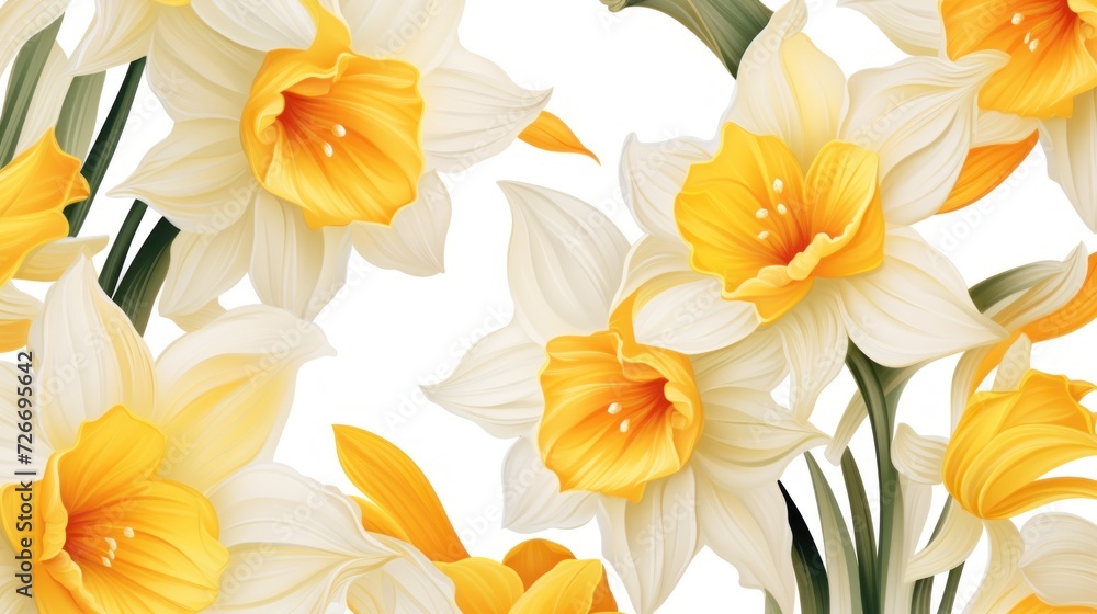 Spring pattern in flowers Spring pattern in flowers