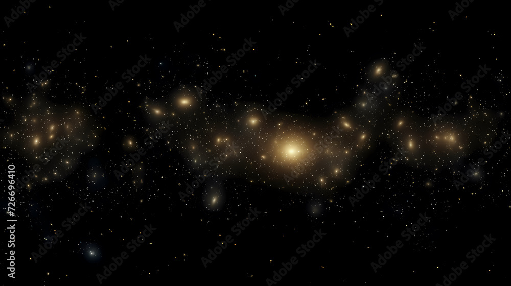 Obraz premium Countless stars twinkle in the night sky