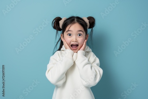 Adorable Girl with Shocked Expression